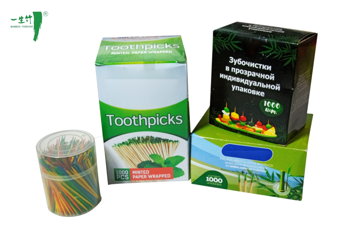 Kostenlose Muster Werkstattpreis Einweg-Bambuszahnstocher mit Minzgeschmack