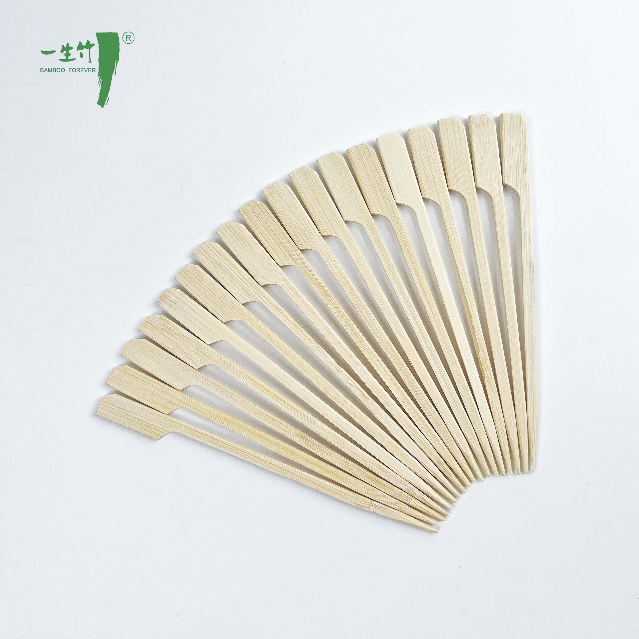 Großhandel für individuelle Einweg-Bambus-Grillspatel Teppo BBQ